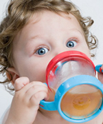 Child with Sippy Cup - Pediatric and Cosmetic Dentists Keller, and Southlake TX - Donohue & Donohue, DDS